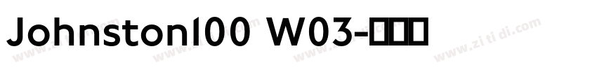 Johnston100 W03字体转换